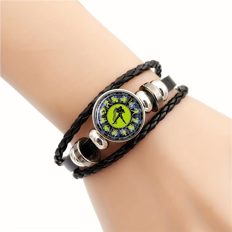 Zodiac Constellation Pattern Decorative Bracelet